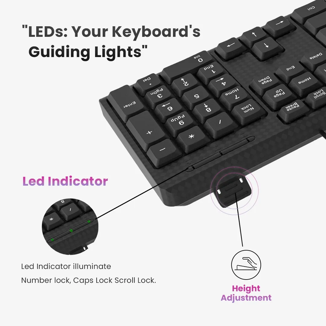 EVM Wired Keyboard Black (EVM-WDK-216) view 6